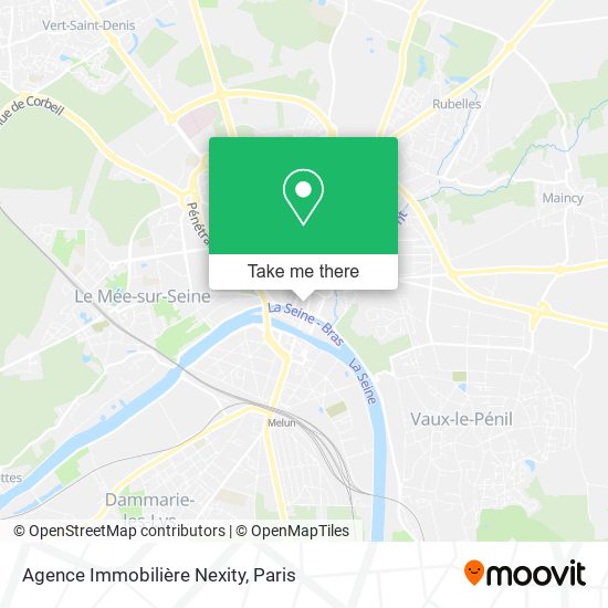 Agence Immobilière Nexity map