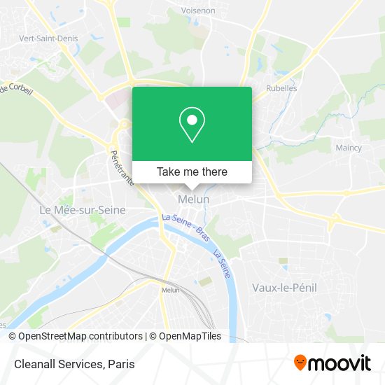 Cleanall Services map