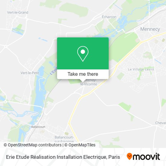 Erie Etude Réalisation Installation Electrique map