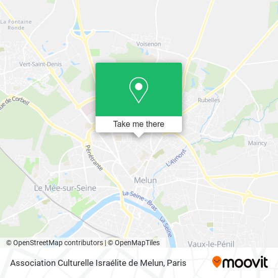 Association Culturelle Israélite de Melun map