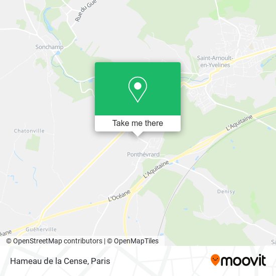 Mapa Hameau de la Cense