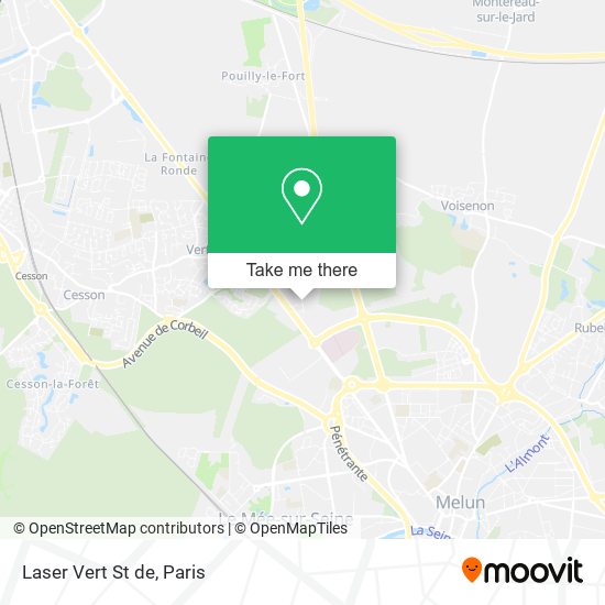 Mapa Laser Vert St de