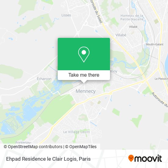 Ehpad Residence le Clair Logis map