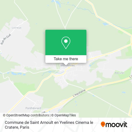 Commune de Saint Arnoult en Yvelines Cinema le Cratere map