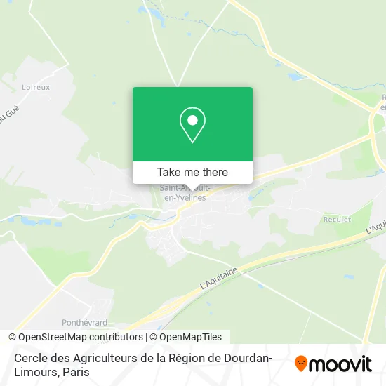 Cercle des Agriculteurs de la Région de Dourdan-Limours map