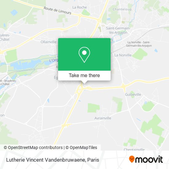 Lutherie Vincent Vandenbruwaene map