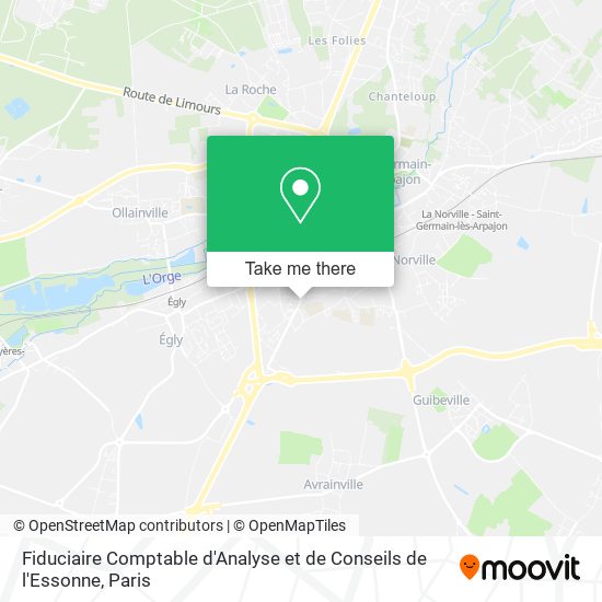 Fiduciaire Comptable d'Analyse et de Conseils de l'Essonne map