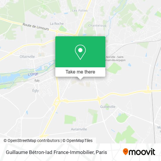 Guillaume Bétron-Iad France-Immobilier map