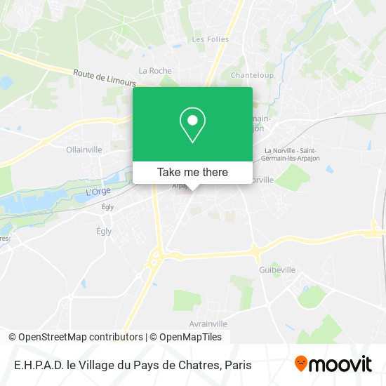 E.H.P.A.D. le Village du Pays de Chatres map