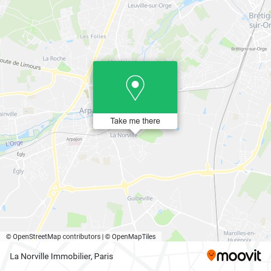 Mapa La Norville Immobilier