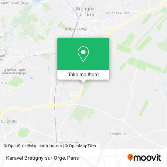 Mapa Karavel Brétigny-sur-Orge