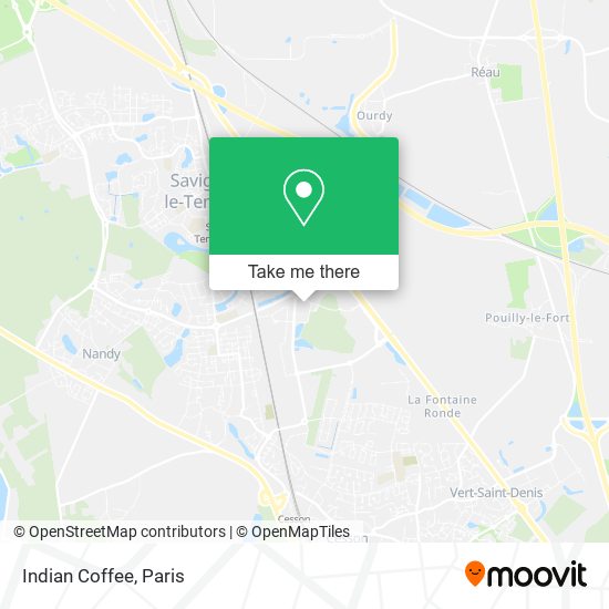 Indian Coffee map