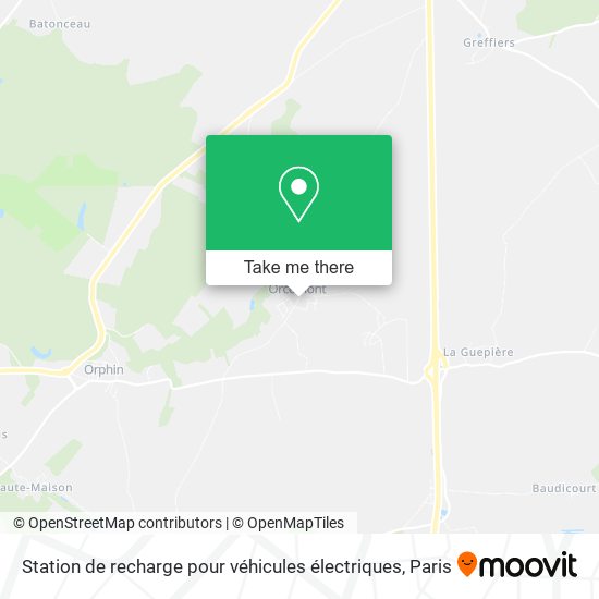 Mapa Station de recharge pour véhicules électriques