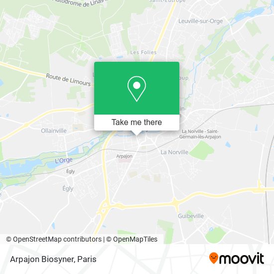 Mapa Arpajon Biosyner