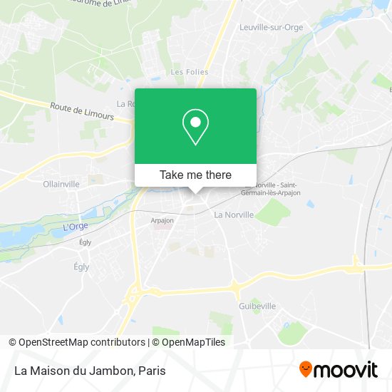 La Maison du Jambon map