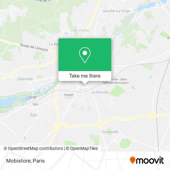 Mapa Mobistore