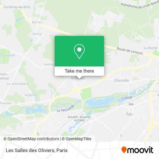 Les Salles des Oliviers map