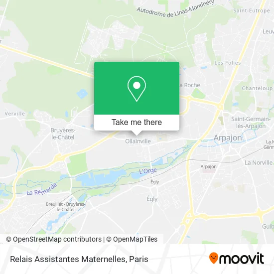 Relais Assistantes Maternelles map
