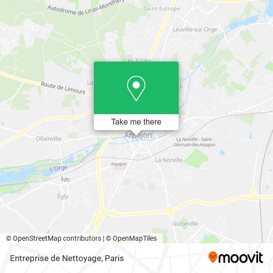 Entreprise de Nettoyage map