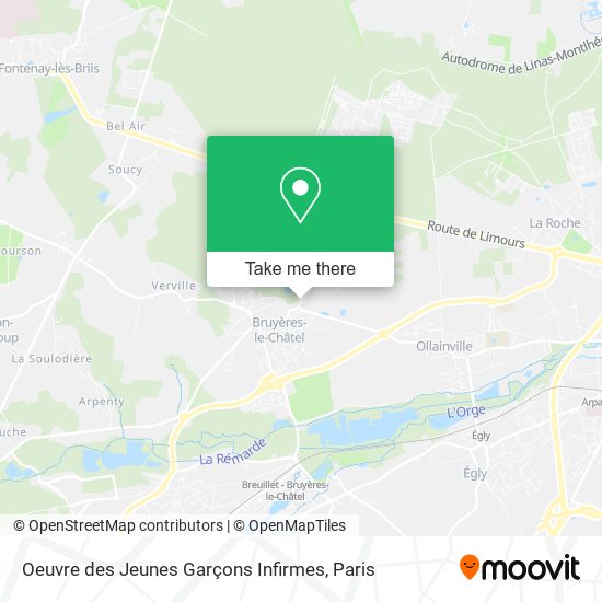 Oeuvre des Jeunes Garçons Infirmes map