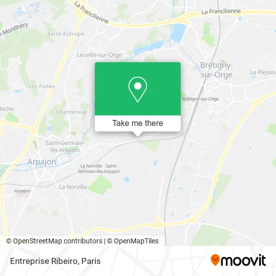Entreprise Ribeiro map