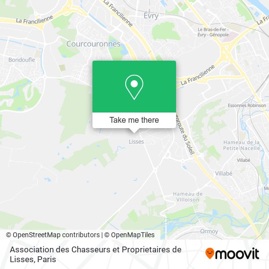 Association des Chasseurs et Proprietaires de Lisses map