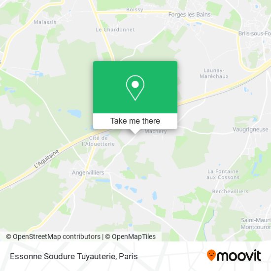 Essonne Soudure Tuyauterie map