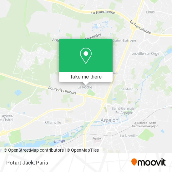 Potart Jack map