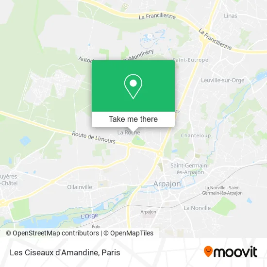 Les Ciseaux d'Amandine map