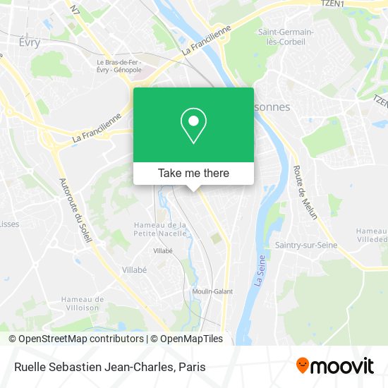 Mapa Ruelle Sebastien Jean-Charles
