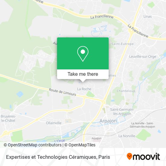 Mapa Expertises et Technologies Céramiques