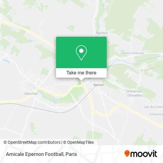 Amicale Epernon Football map