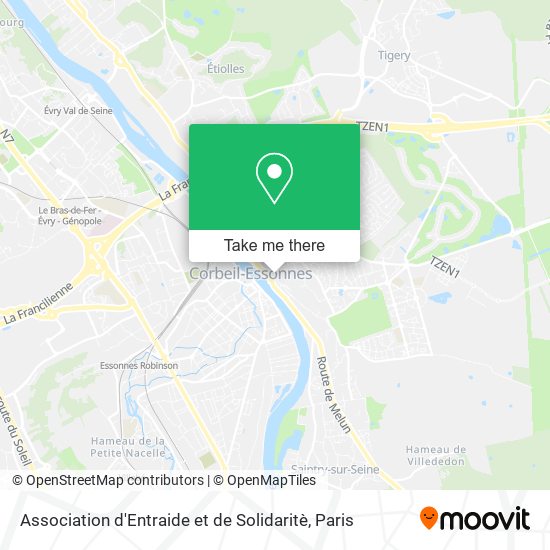 Association d'Entraide et de Solidaritè map