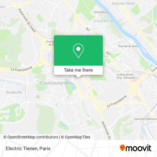 Electric Tienen map