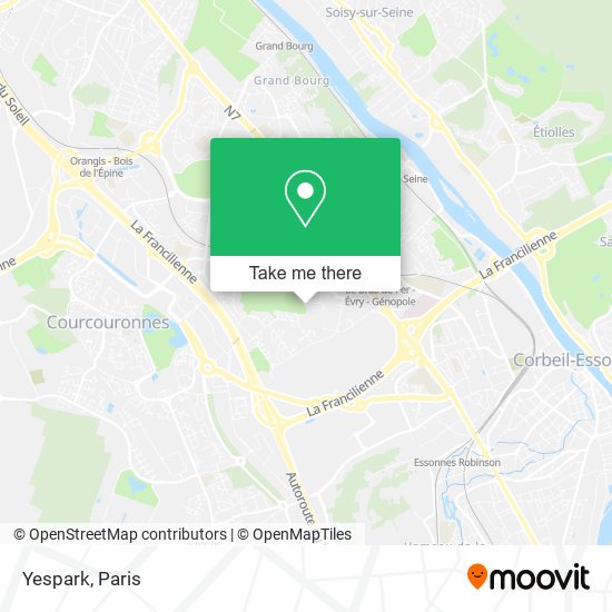 Yespark map