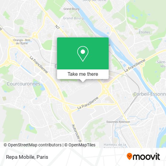 Repa Mobile map