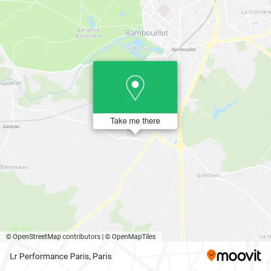 Lr Performance Paris map