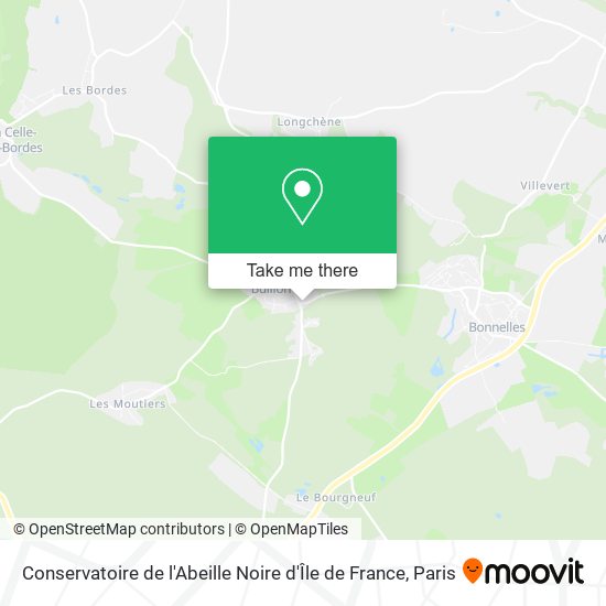 Conservatoire de l'Abeille Noire d'Île de France map