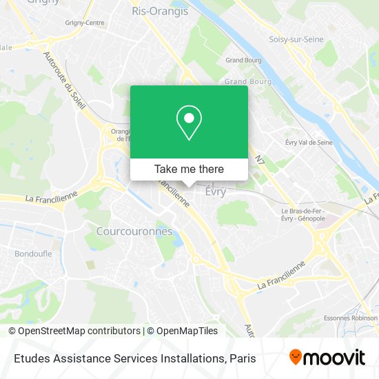 Etudes Assistance Services Installations map