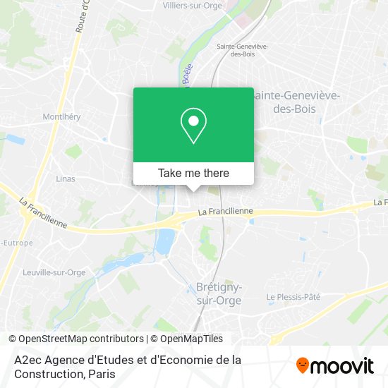 A2ec Agence d'Etudes et d'Economie de la Construction map