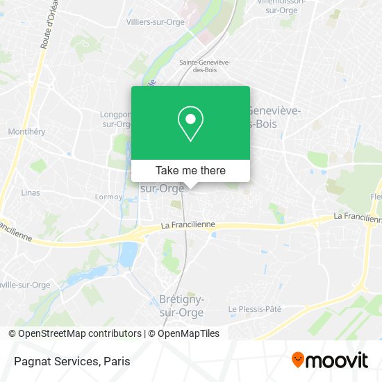 Pagnat Services map