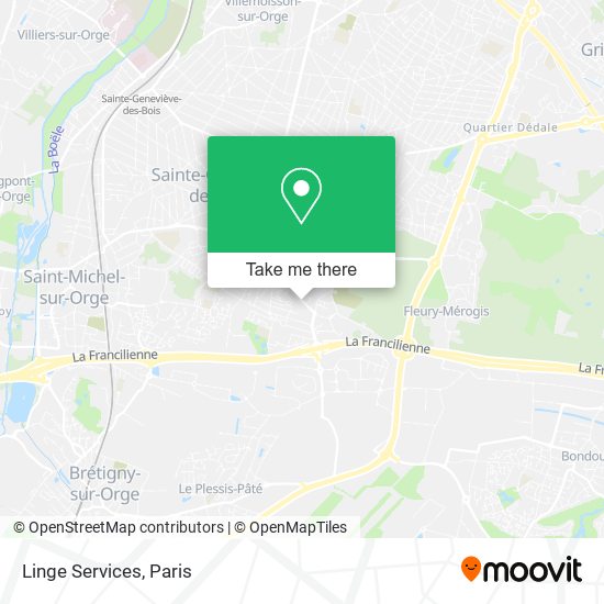 Linge Services map