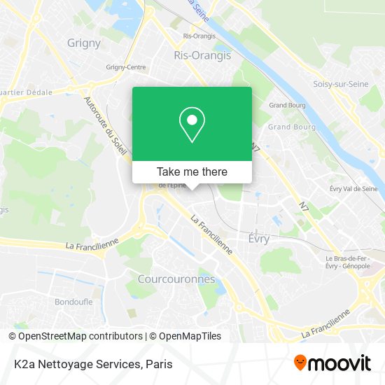 Mapa K2a Nettoyage Services