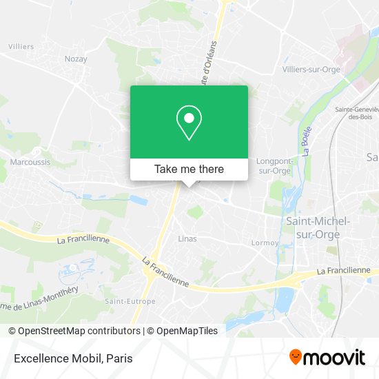 Excellence Mobil map