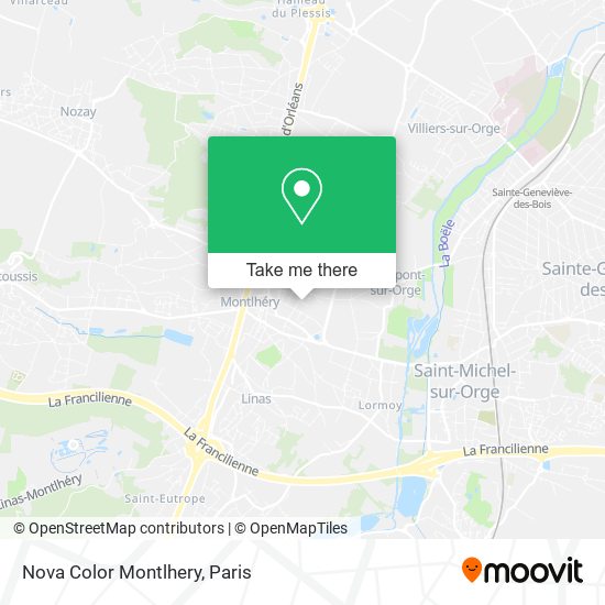 Nova Color Montlhery map