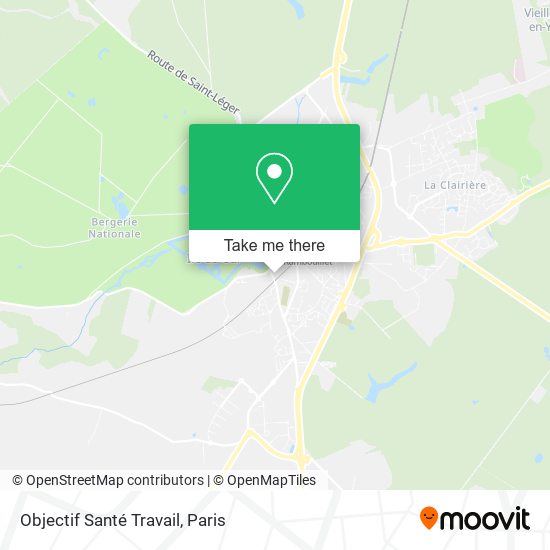 Objectif Santé Travail map