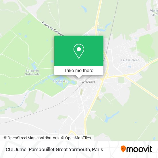 Cte Jumel Rambouillet Great Yarmouth map
