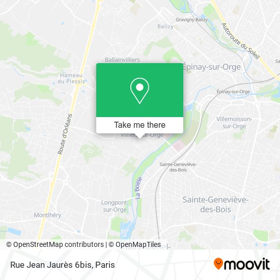 Mapa Rue Jean Jaurès 6bis