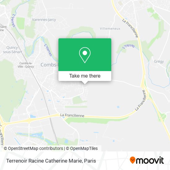 Terrenoir Racine Catherine Marie map