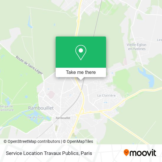 Mapa Service Location Travaux Publics